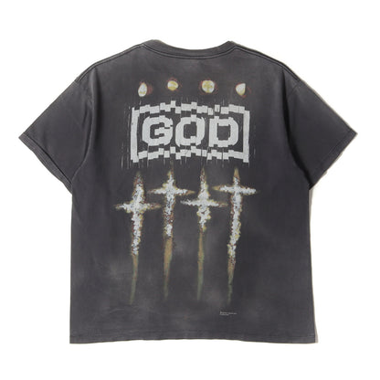 23AW ×FORSOMEONE ヴィンテージ加工 Tシャツ(FS_SS T-SHIRT/GOD)