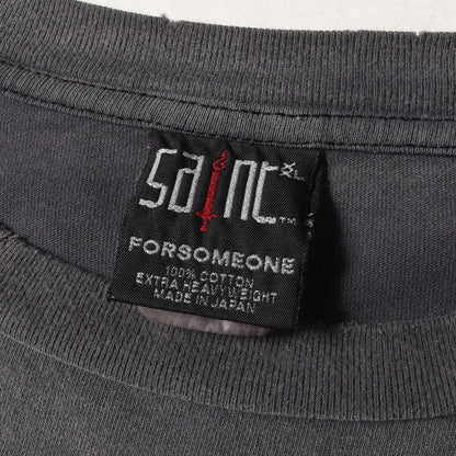 23AW ×FORSOMEONE ヴィンテージ加工 Tシャツ(FS_SS T-SHIRT/GOD)