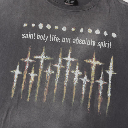 23AW ×FORSOMEONE ヴィンテージ加工 Tシャツ(FS_SS T-SHIRT/GOD)