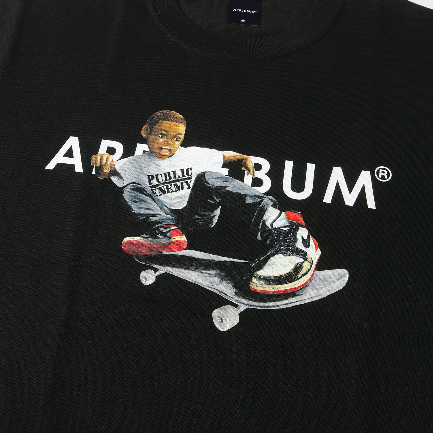 APPLEBUM (アップルバム) 20AW ZOZO限定 ×mami 少年イラスト Tシャツ 