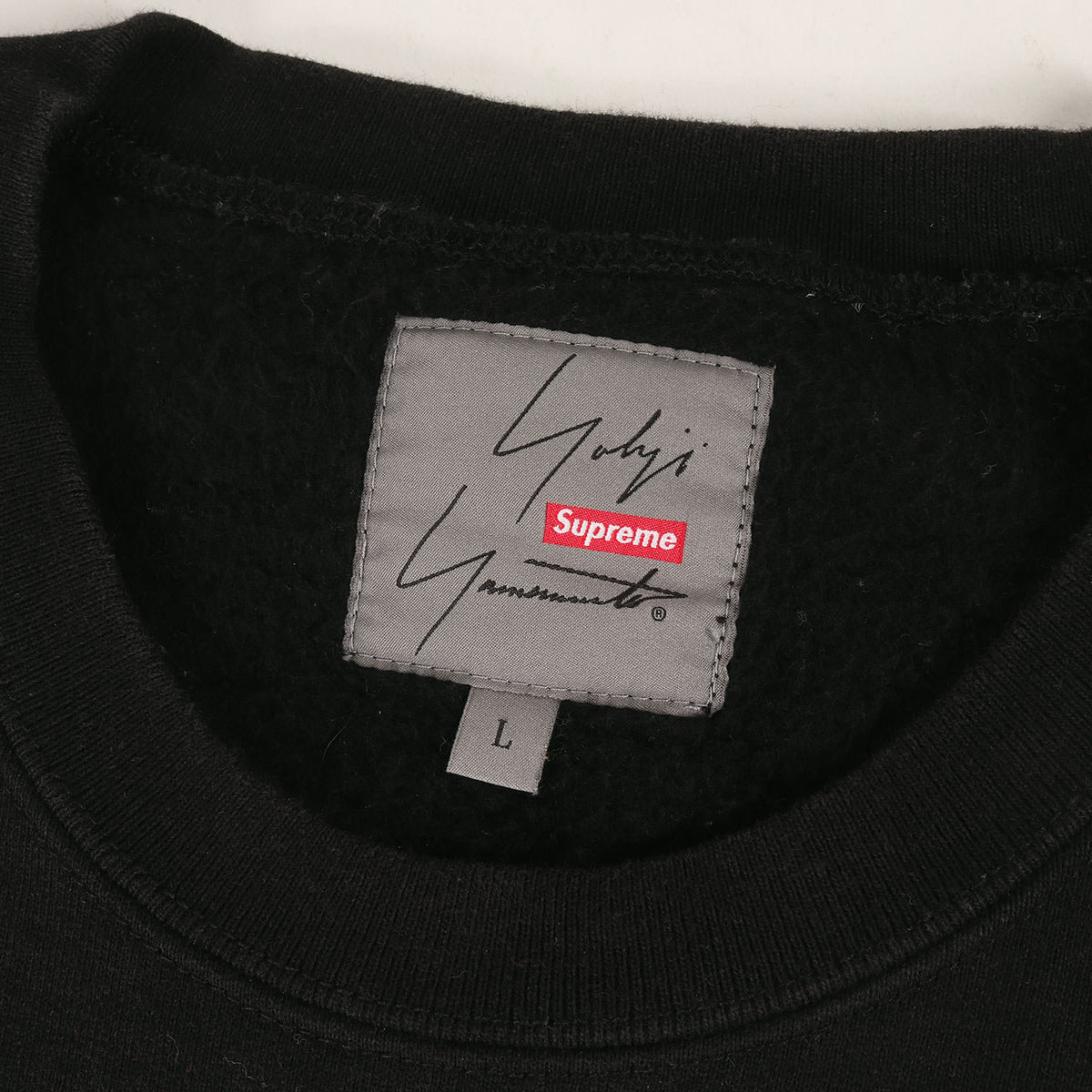 20AW ×Yohji Yamamoto ブランドロゴ クルーネック スウェット(Crewneck)