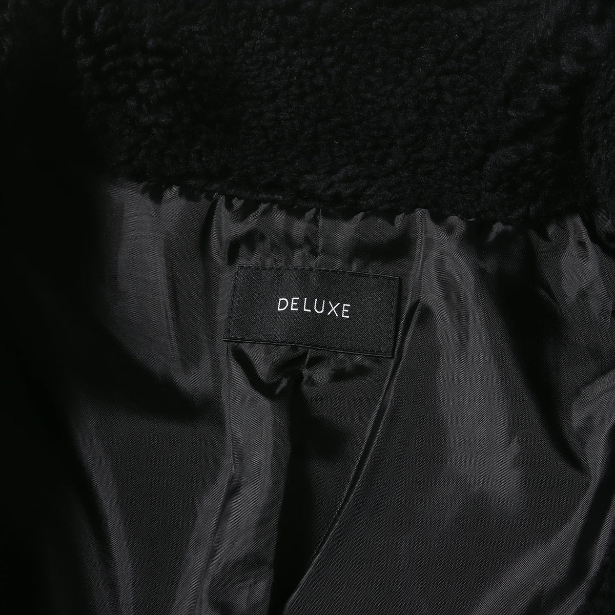 DELUXE (デラックス) 22AW フリースボア ジップ ジャケット(NEACOLA 
