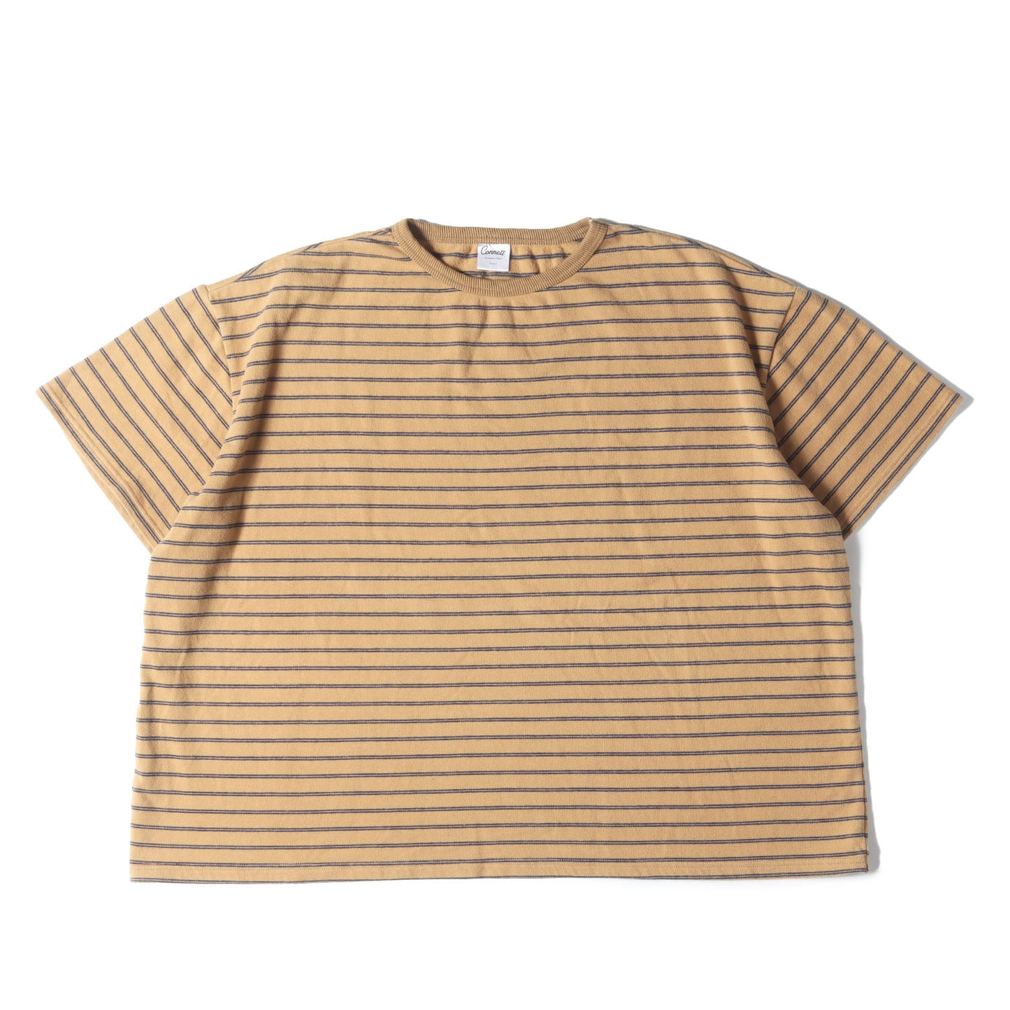 22SS オーバーサイズ ボーダー ストレッチ ヘビー Tシャツ 2色セット(Comfortable Border Tee)