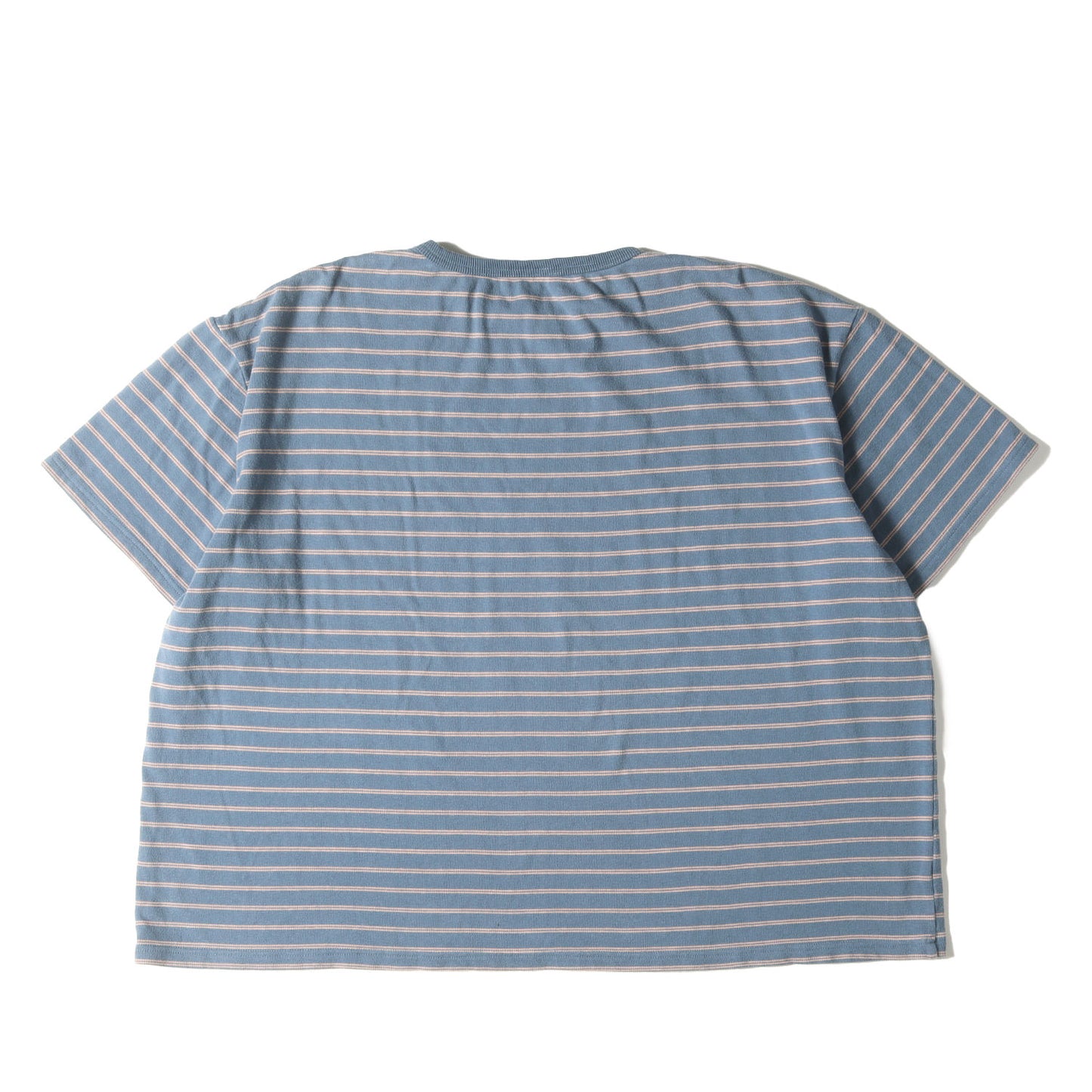22SS オーバーサイズ ボーダー ストレッチ ヘビー Tシャツ 2色セット(Comfortable Border Tee)