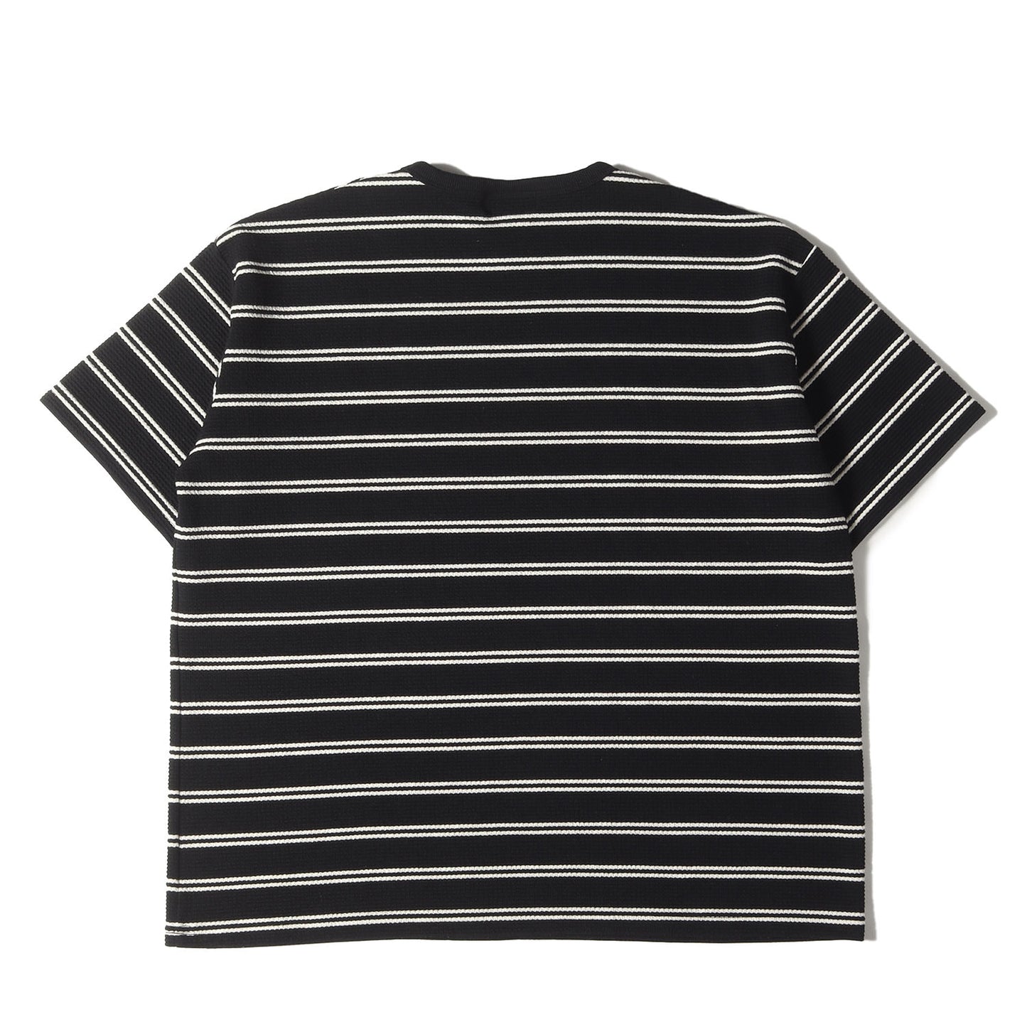 23SS オーバーサイズ ワッフル ボーダー Tシャツ 2色セット(Comfortable Waffle Border Tee)