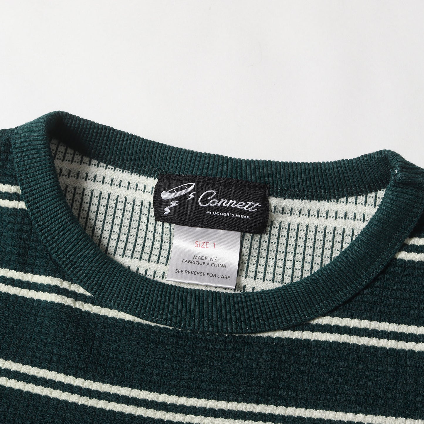 23SS オーバーサイズ ワッフル ボーダー Tシャツ 2色セット(Comfortable Waffle Border Tee)