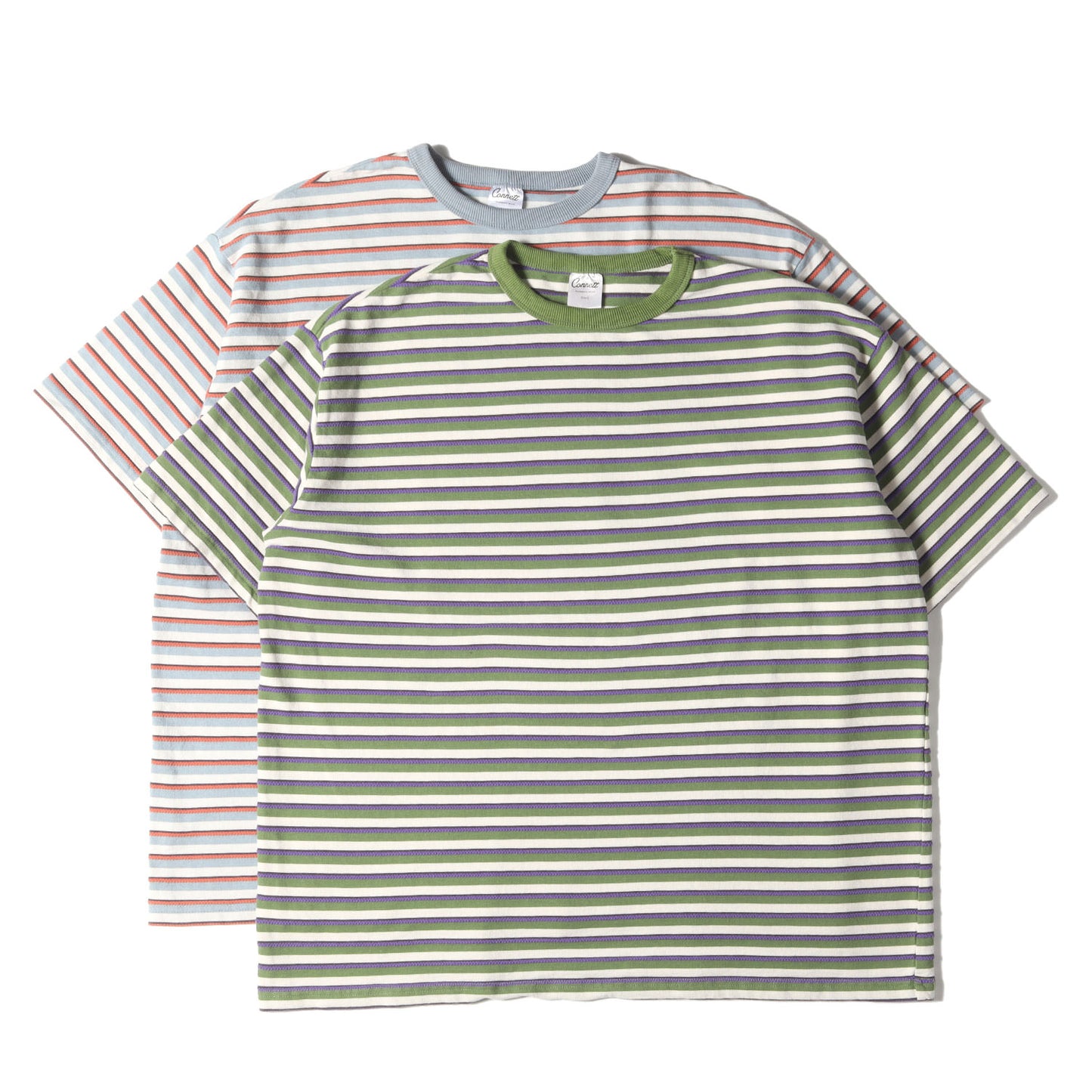 23SS オーバーサイズ ボーダー Tシャツ 2色セット(Comfortable Border Tee)