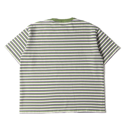 23SS オーバーサイズ ボーダー Tシャツ 2色セット(Comfortable Border Tee)