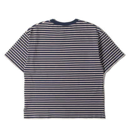 オーバーサイズ ボーダー ヘビー Tシャツ