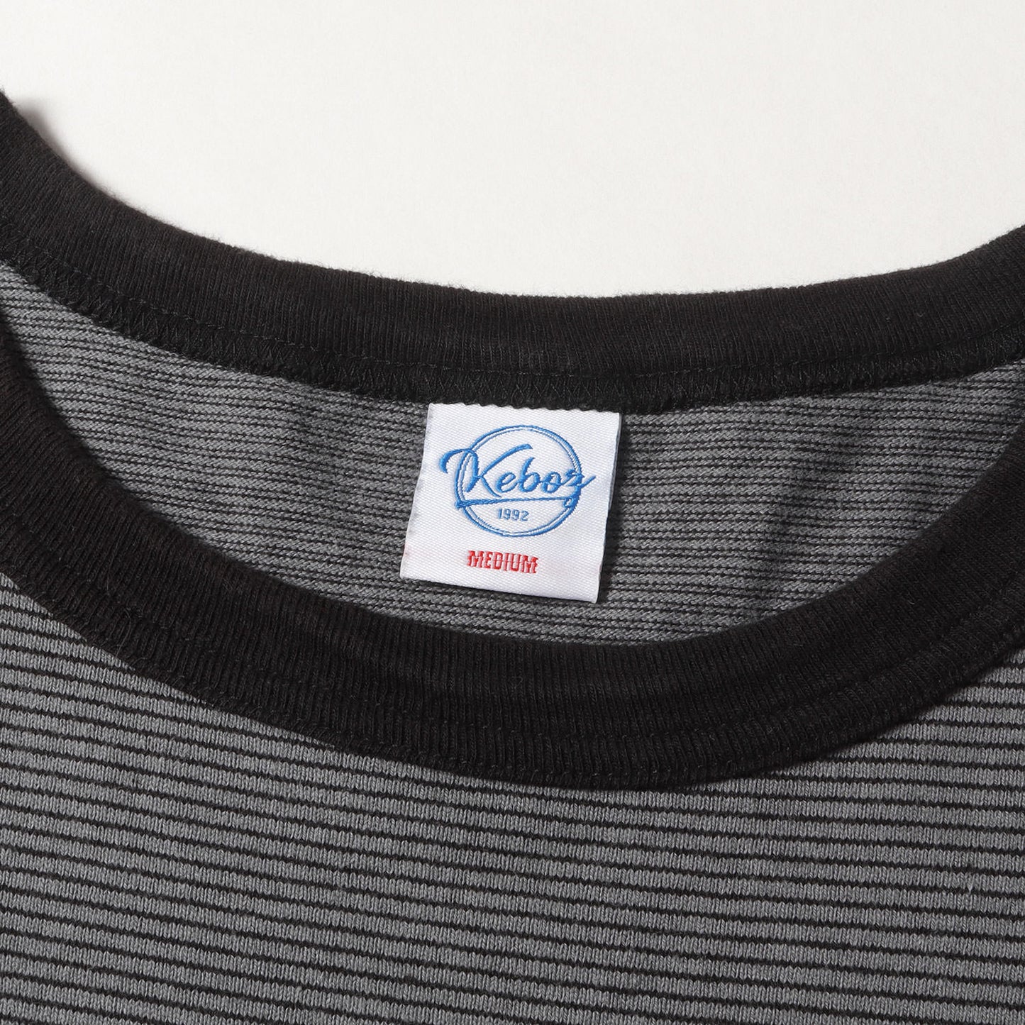 オーバーサイズ ボーダー ヘビー ポケット Tシャツ