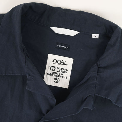 オーバーサイズ オープンカラー 半袖シャツ