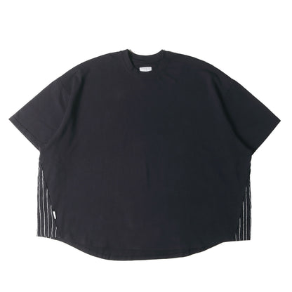 サイド ストライプ オーバーサイズ ヘビー Tシャツ
