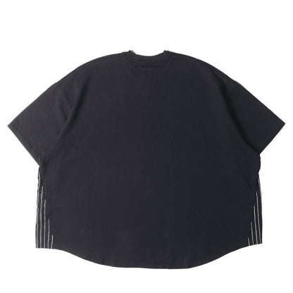 サイド ストライプ オーバーサイズ ヘビー Tシャツ