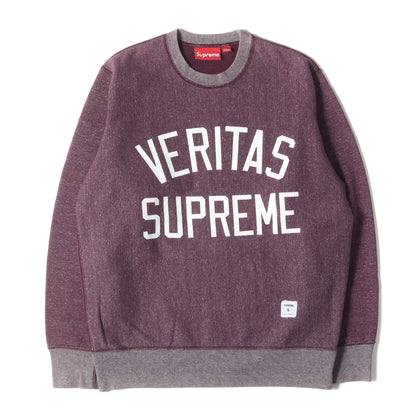 00s カレッジプリント 霜降り スウェット