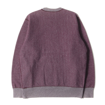 00s カレッジプリント 霜降り スウェット