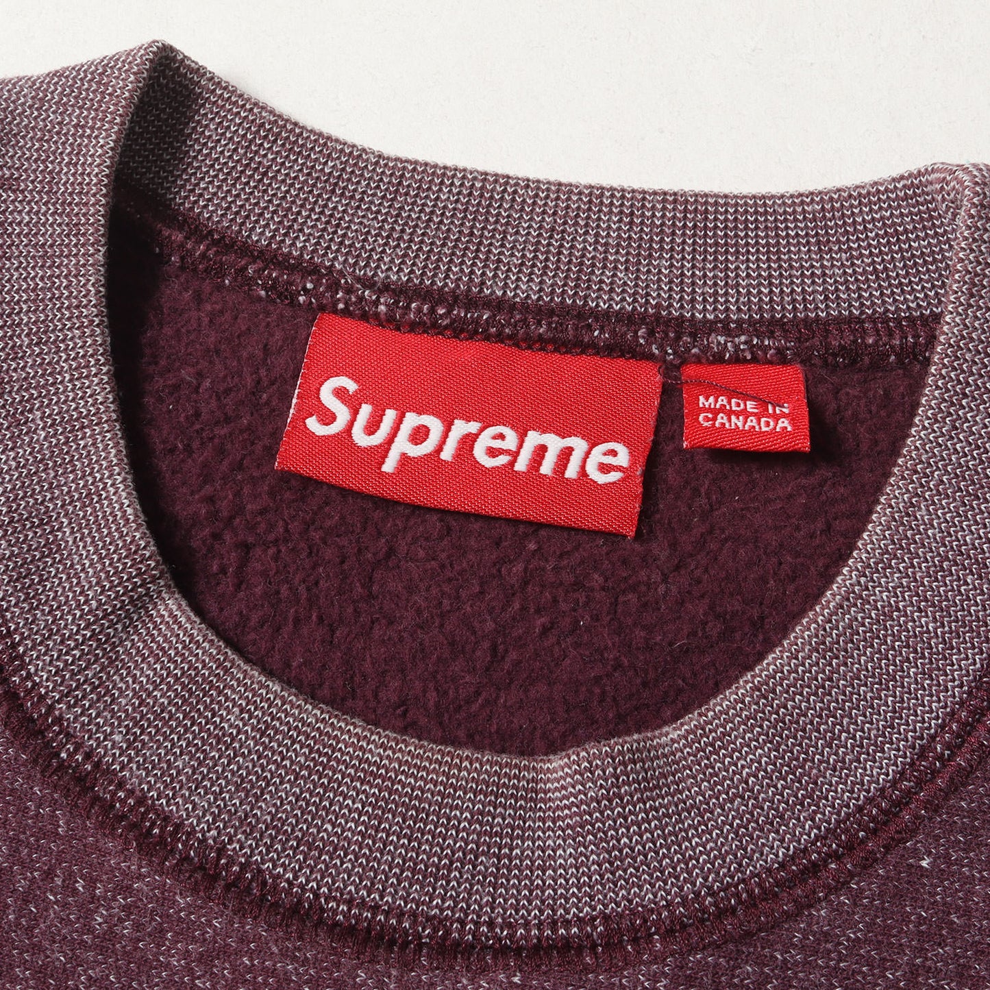 00s カレッジプリント 霜降り スウェット