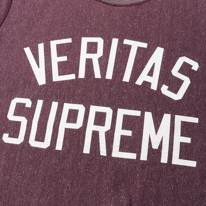 00s カレッジプリント 霜降り スウェット