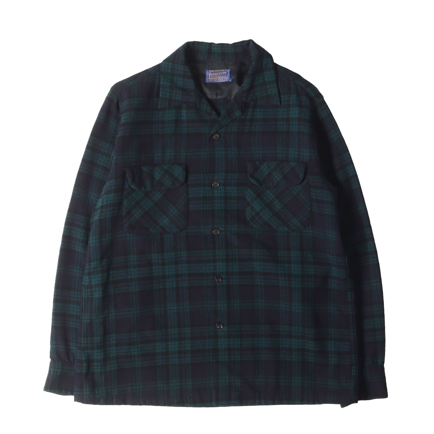 PENDLETON (ペンドルトン) 50s オープンカラー チェック ウールシャツ  