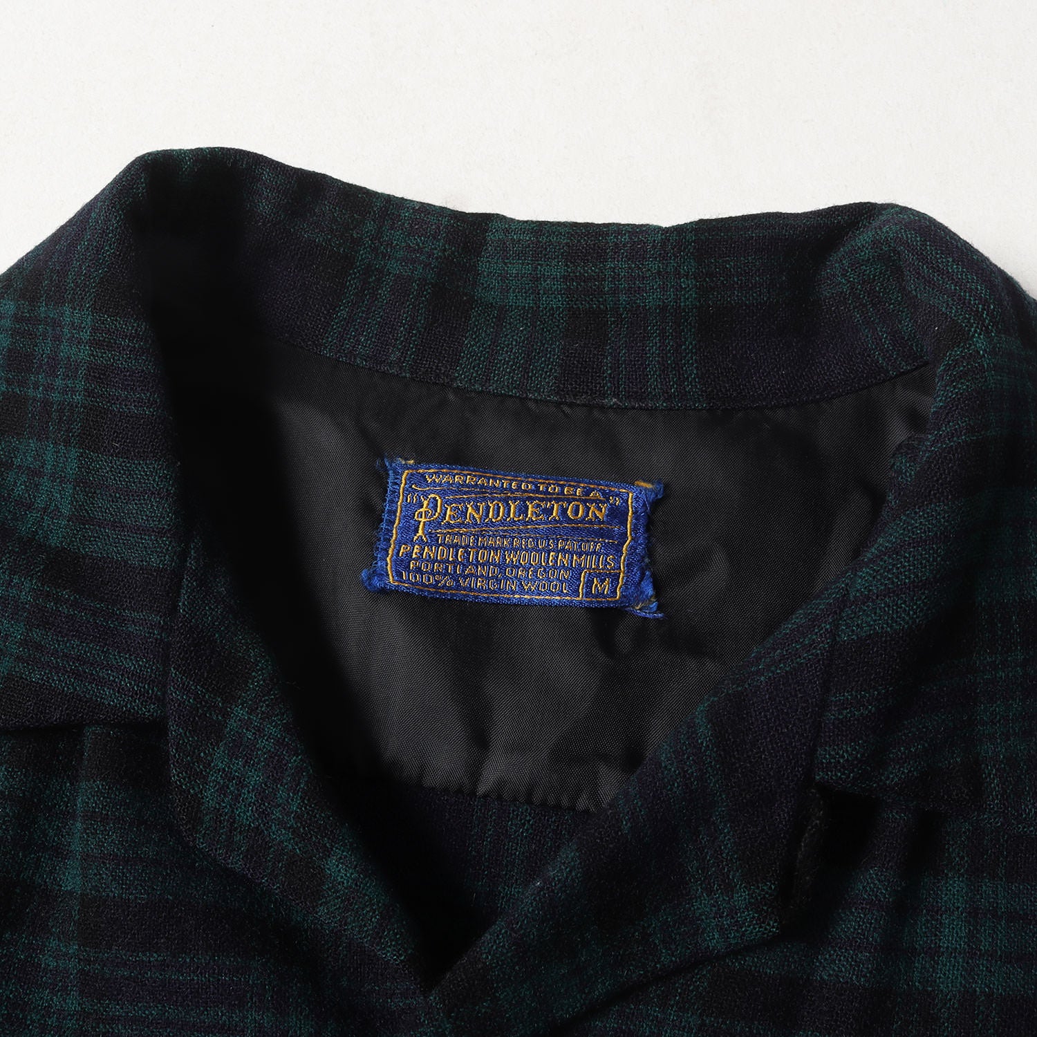 PENDLETON (ペンドルトン) 50s オープンカラー チェック ウールシャツ 