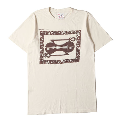 00s 手刷りプリント Tシャツ リストバンド付き(United Sportsボディ / USA製)
