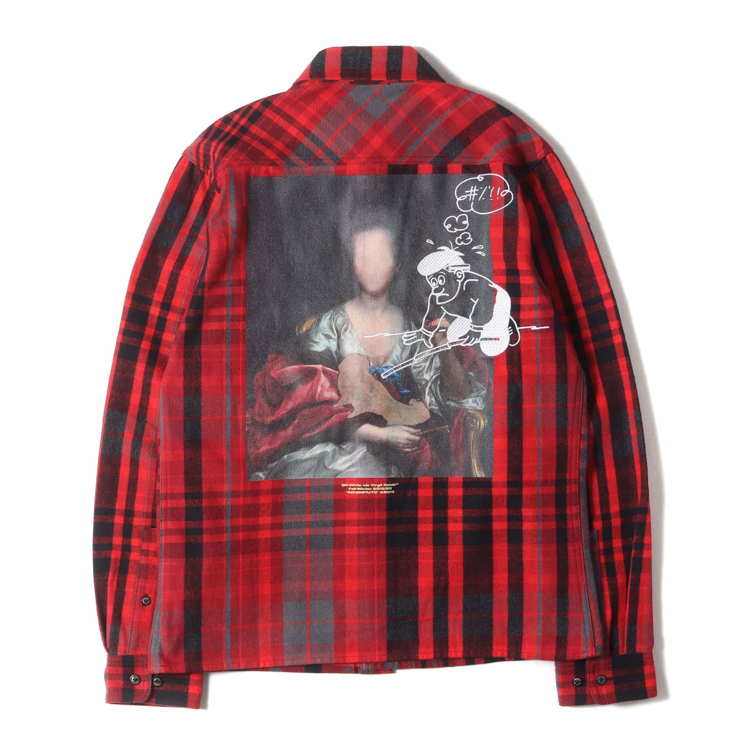 絵画 グラフィック ヘビーチェック ネルシャツ(Mariana de Silva Check Shirt)