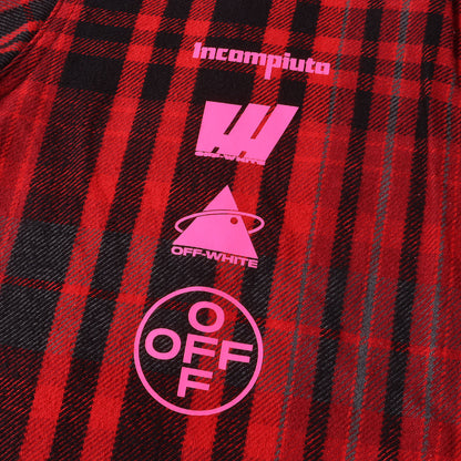 絵画 グラフィック ヘビーチェック ネルシャツ(Mariana de Silva Check Shirt)