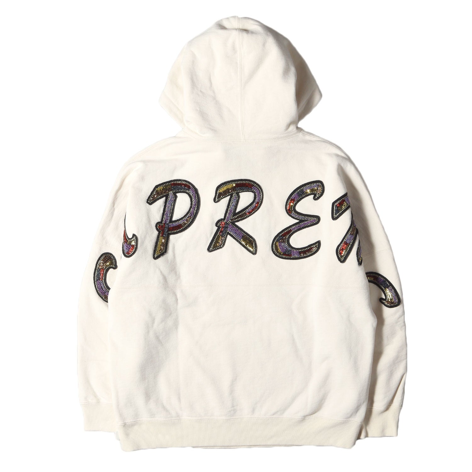 Supreme (シュプリーム) 22SS ビーズロゴ スウェット パーカー(Beaded 