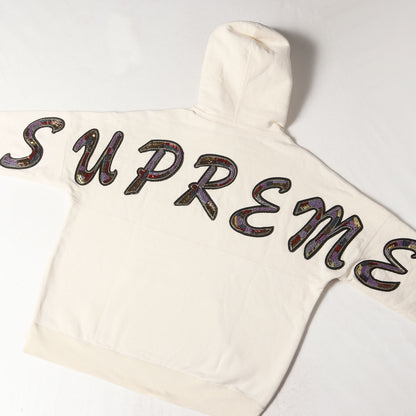 22SS ビーズロゴ スウェット パーカー(Beaded Hooded Sweatshirt)