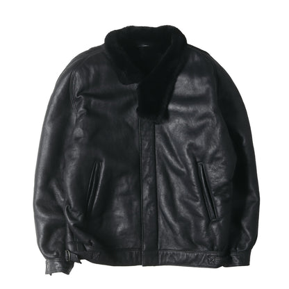 Euro vintage (ユーロヴィンテージ) 90s シープスキンムートン ジップ  