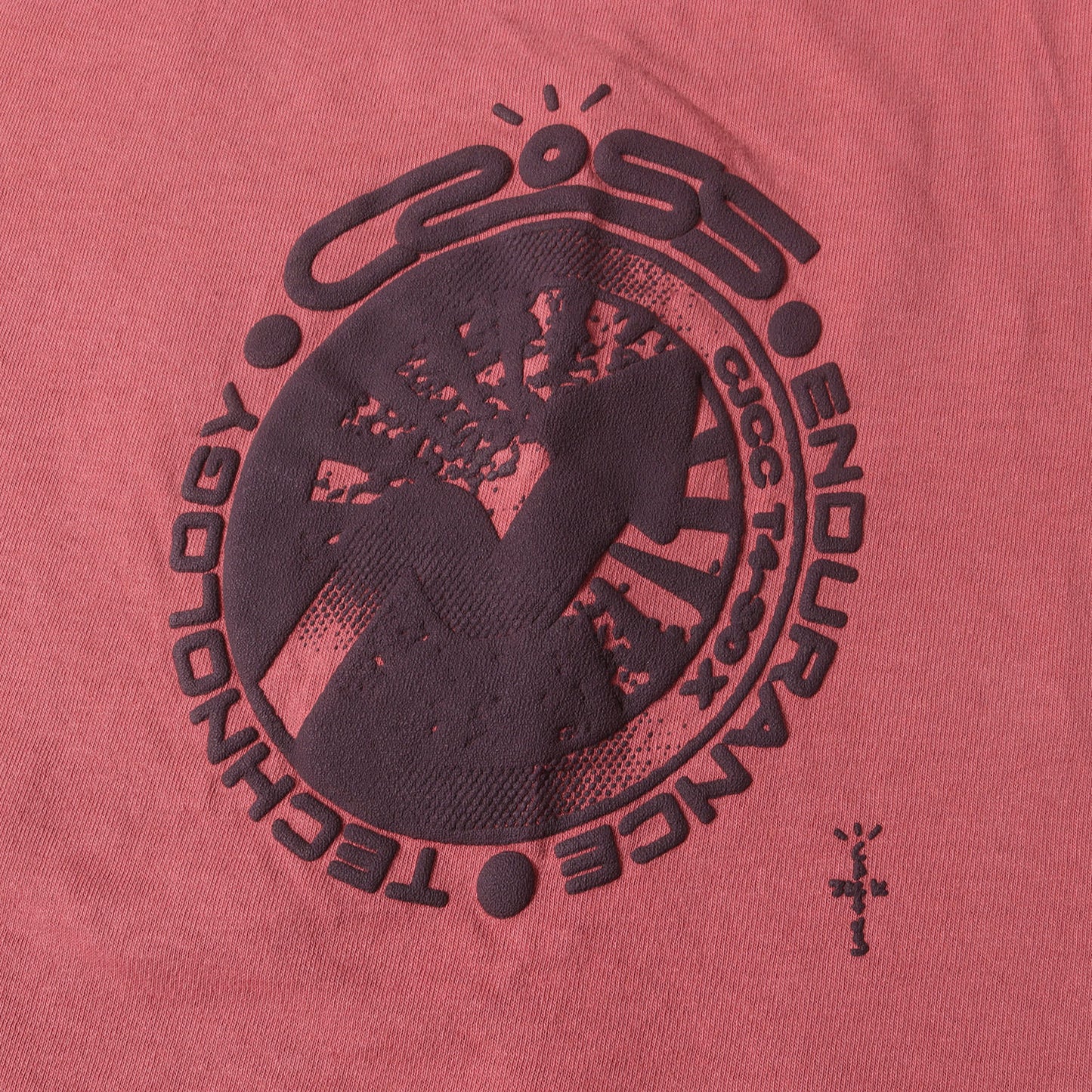 Cactus Jack 発泡プリント グラフィック Tシャツ