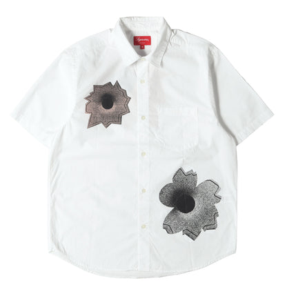 22SS ×Nate Lowman バレットホール フラワー 半袖シャツ(S/S Shirt)