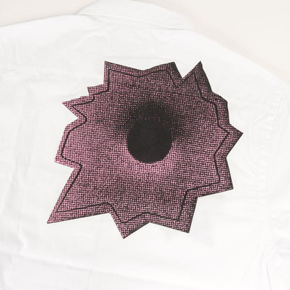 22SS ×Nate Lowman バレットホール フラワー 半袖シャツ(S/S Shirt)