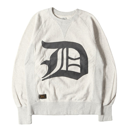 オールドイングリッシュロゴ リバースウィーブ スウェット(DESIGN CREW NECK)