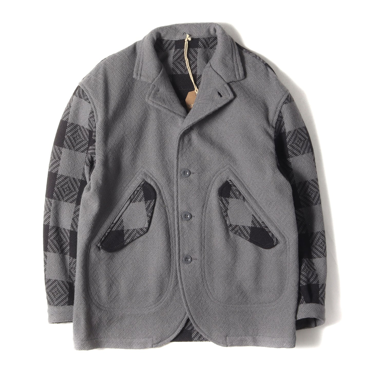 22AW バッファローチェック メルトン CPO ジャケット(MELTON CPO JKT)