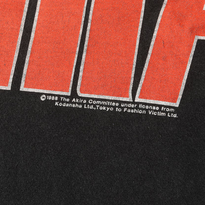 90s AKIRA 金田 VS ジョーカー アニメ ムービー Tシャツ(Fruit of the Loomボディ)