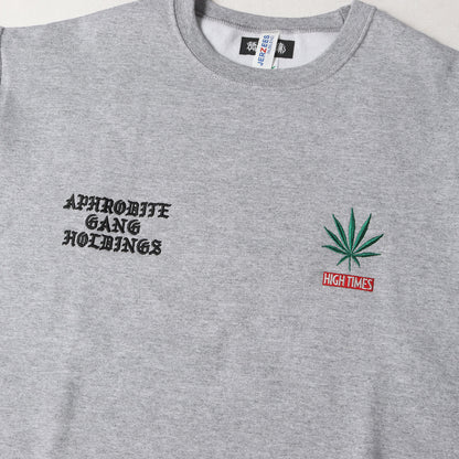 24SS ×舐達麻 ×HIGH TIMES クルーネック スウェット(CREW NECK SWEAT SHIRT)