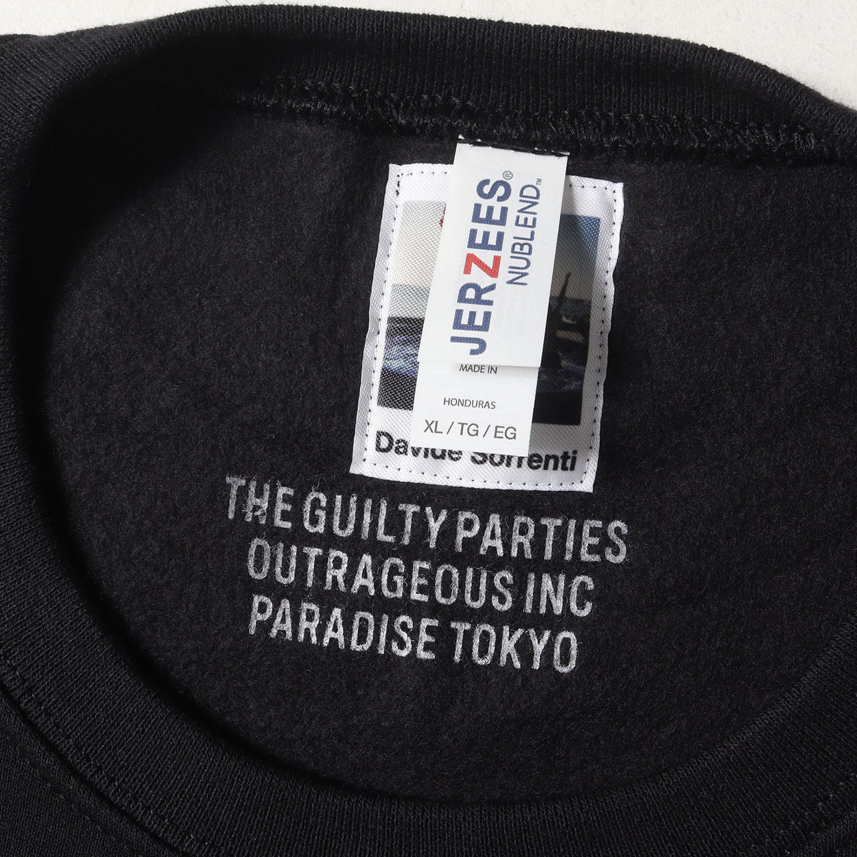 23SS ×DAVIDE SORRENTI フォトプリント スウェット(CREW NECK SWEAT SHIRT)