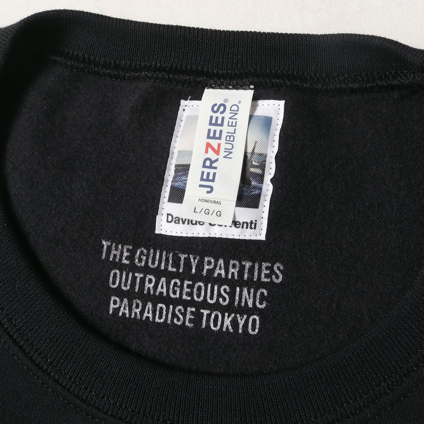 23SS ×DAVIDE SORRENTI フォトプリント スウェット(CREW NECK SWEAT SHIRT)