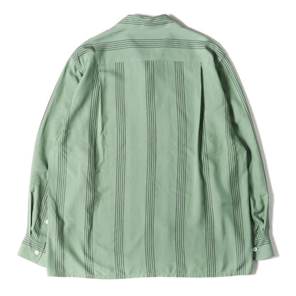 WACKO MARIA (ワコマリア) 24SS ストライプ レーヨン オープンカラー 