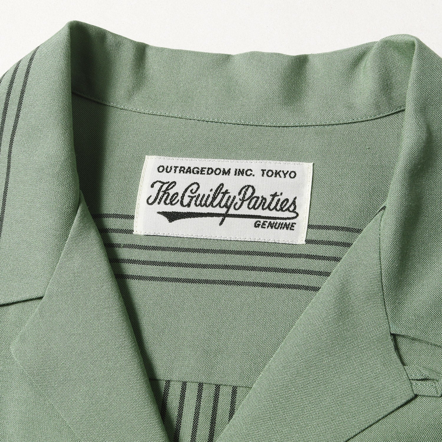 WACKO MARIA ストライプ オープンカラーシャツ 24SS