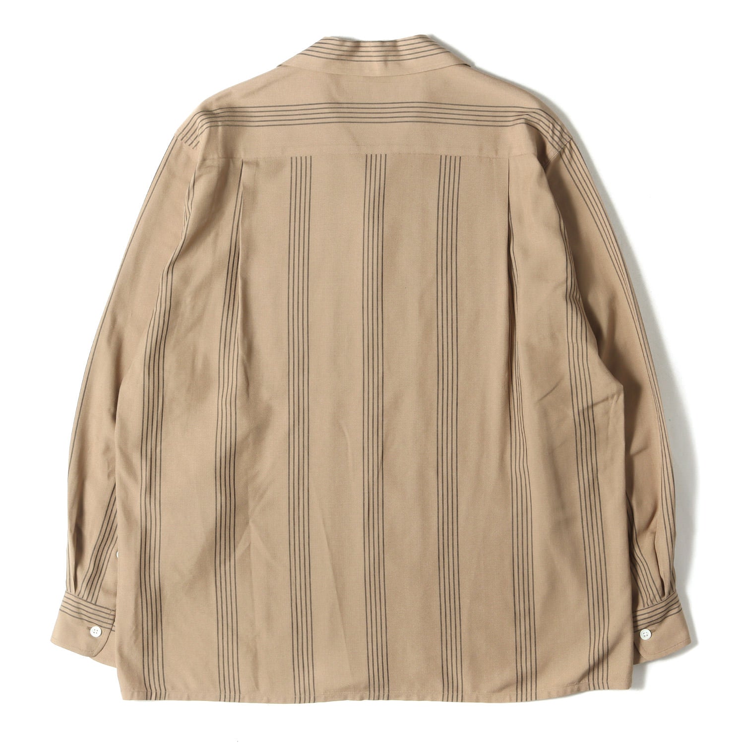 WACKO MARIA (ワコマリア) 24SS ストライプ レーヨン オープンカラー  