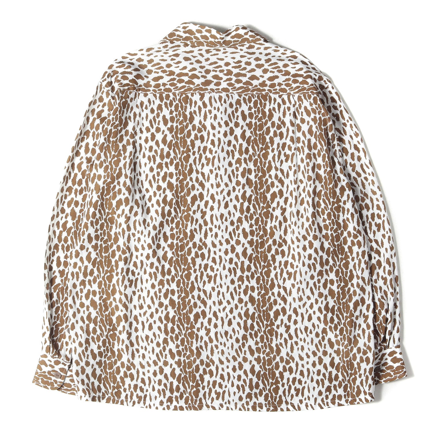 WACKO MARIA (ワコマリア) 24SS レオパード柄 オープンカラー レーヨン  