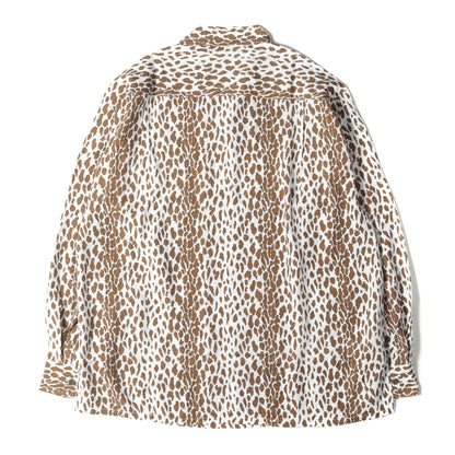 24SS レオパード柄 オープンカラー レーヨン シャツ(LEOPARD OPEN COLLAR SHIRT)