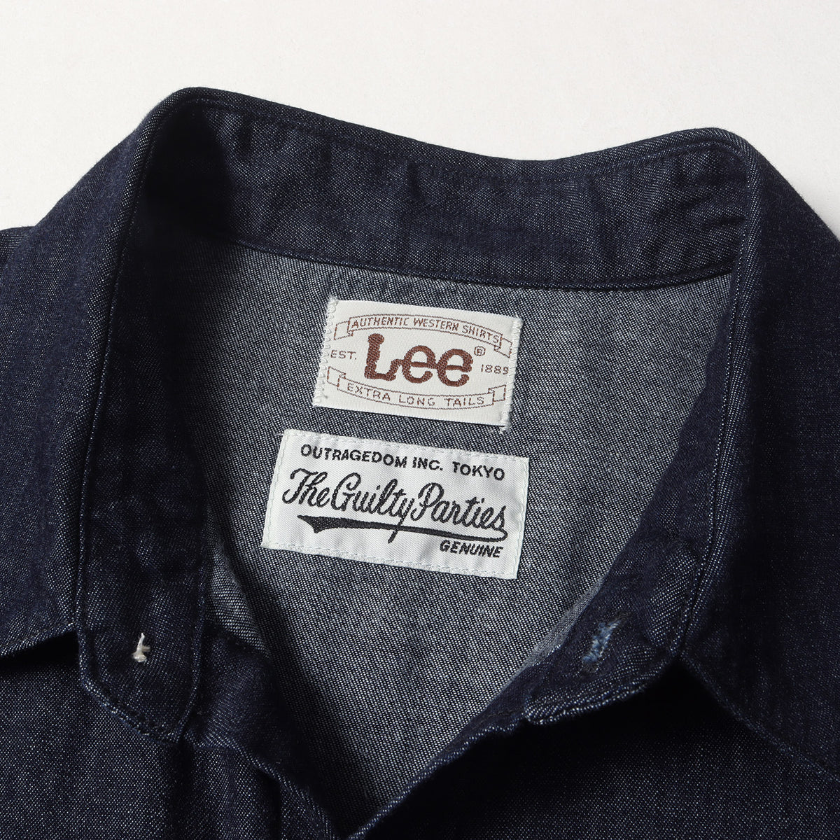 24SS ×Lee デニム ウエスタンシャツ(DENIM WESTERN SHIRT)