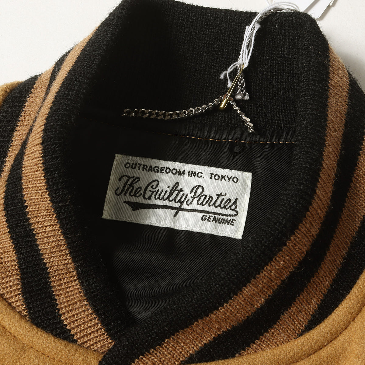 WACKO MARIA (ワコマリア) 24SS 袖レザー メルトンウール スタジャン 