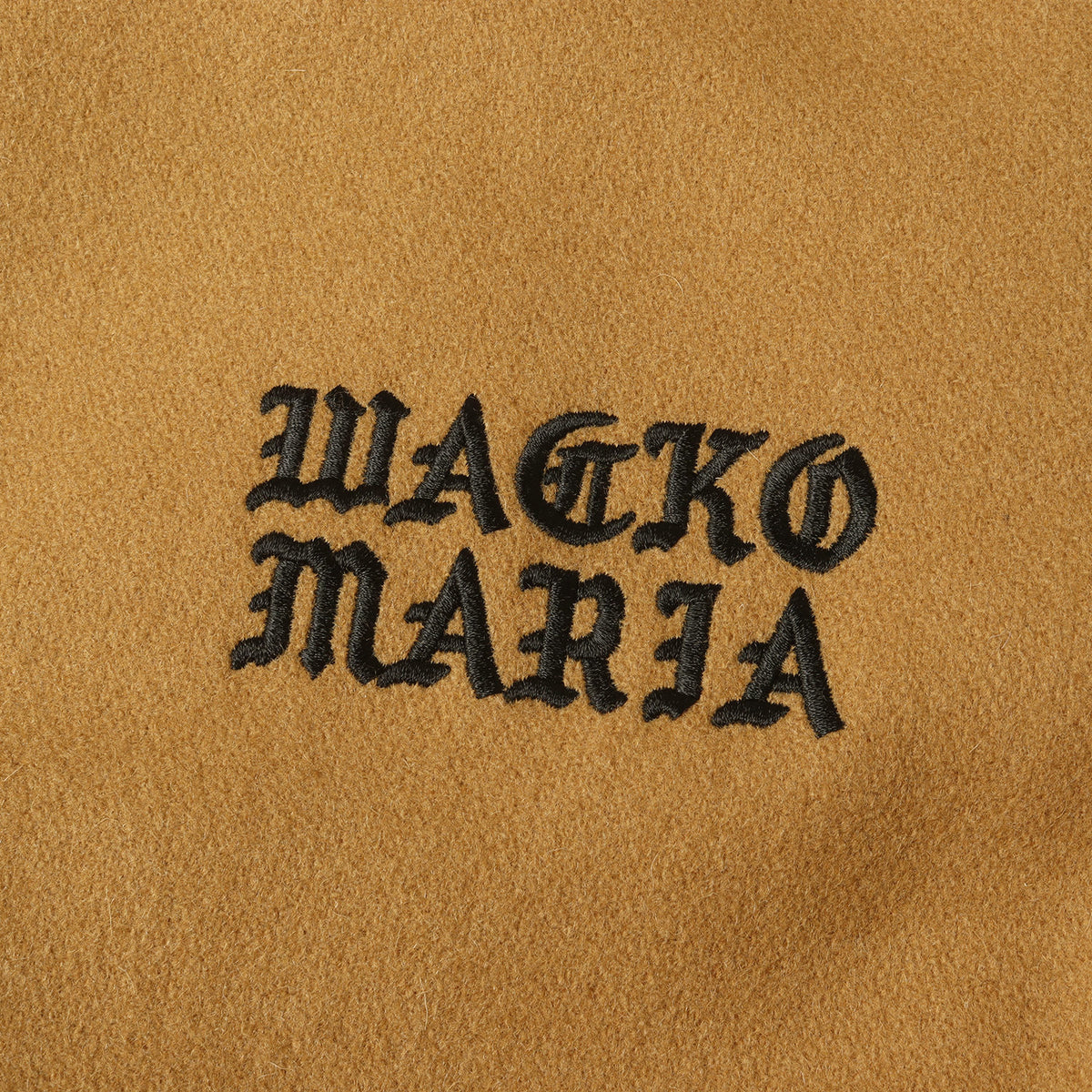 WACKO MARIA (ワコマリア) 24SS 袖レザー メルトンウール スタジャン 
