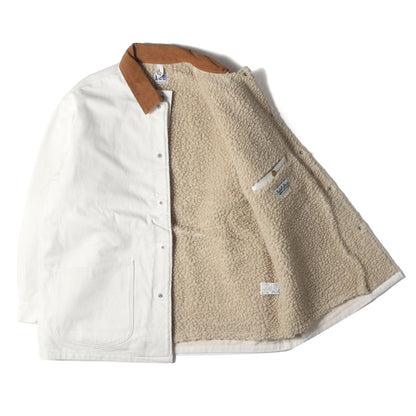 23AW ×Lee 裏ウールボア ホワイトデニム カバーオール(COVERALL)