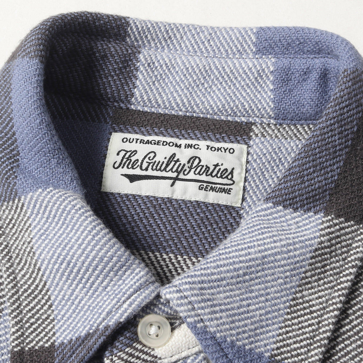 24SS ヘビー チェック フランネルシャツ(FLANNEL REGULAR COLLAR SHIRT)