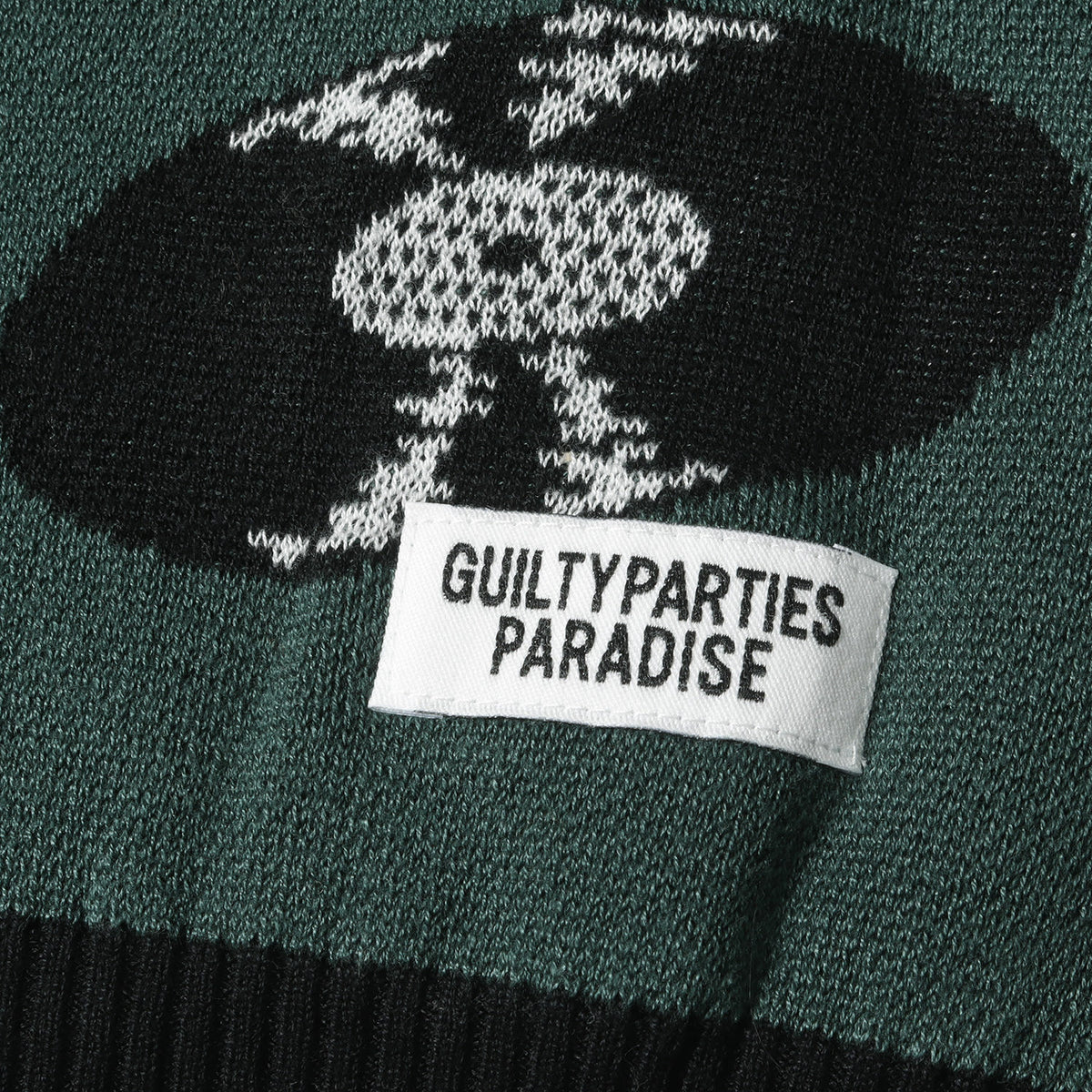 24SS レコード柄 コットンニット カーディガン(JACQUARD CARDIGAN)