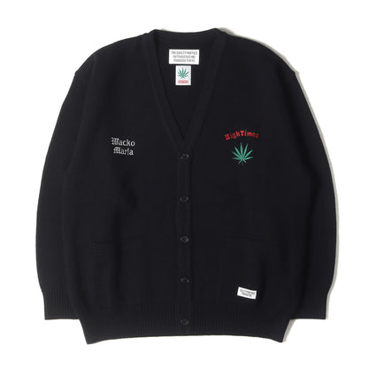 24SS ×HIGH TIMES ウールニット カーディガン(CLASSIC KNIT CARDIGAN)